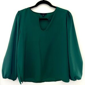 J. Crew blouse, green, MP